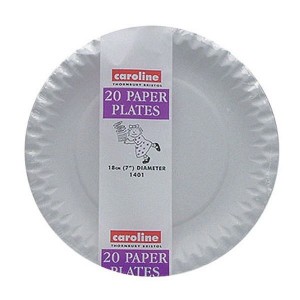 Caroline 20 Paper Plates 9in 1402