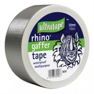 Ultratape Rhino Multipurpose Silver Cloth Tape 50mm x 10 Metre Roll