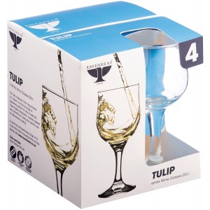 Rayware Tulip White Wine Glasses x 4