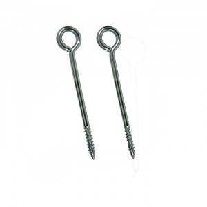 Andersons Screw In Steel Vine Eyes 100mm x 18mm Pack 2