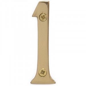 Centurion Victorian 3" Door Numeral PB 1