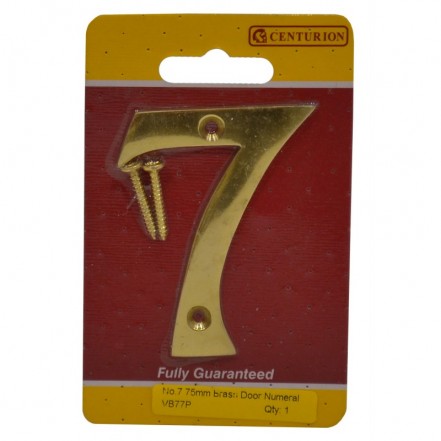 Centurion Victorian 3" Door Numeral PB 7