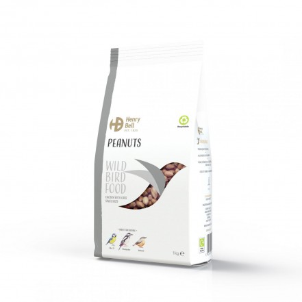 Henry Bell Wild Bird Food Peanuts 1kg