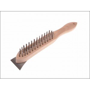 SupaTool 4 Row Wire Brush & Scraper