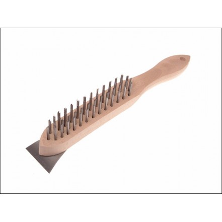 SupaTool 4 Row Wire Brush & Scraper