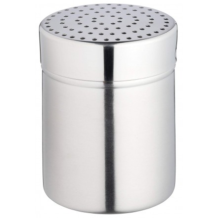 KitchenCraft Stainless Steel Medium-Hole Flour Dredger/Icing Sugar Shaker