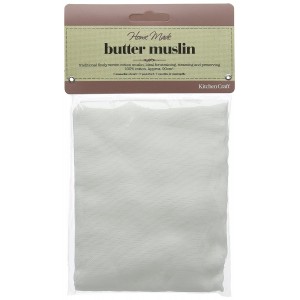 KitchenCraft Home Made Butter Muslin - White