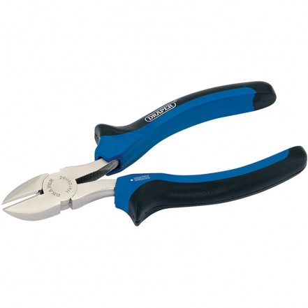 Draper Diagonal Side Cutter Pliers 160mm Soft Grip