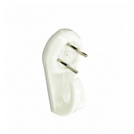 Securit Hard Wall Picture Hooks White (3)