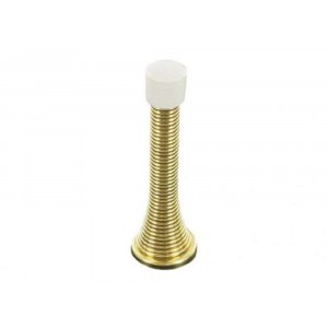 Centurion Spring Door Stop 75mm Brass Plated