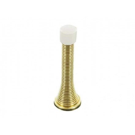 Centurion Spring Door Stop 75mm Brass Plated