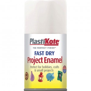 Plastikote P/Kote Flat White Spray 102SF