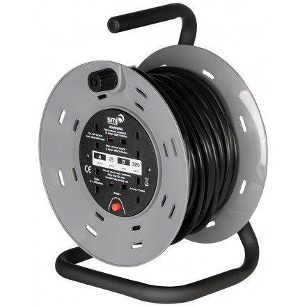 Status 13A 240V Heavy Duty Cable Reel with Thermal Cut-Out