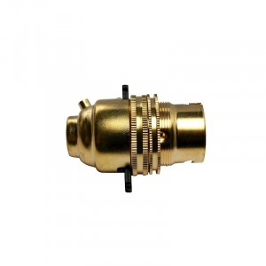 Push Bar Lampholder Brass