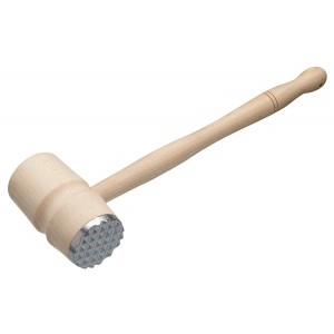 Tala Beech Wood Meat Hammer With Metal End