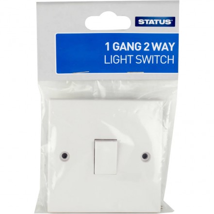 Status 10A, 1 Gang 2 Way Switch to BS3676