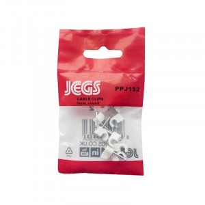Jegs 5mm Flex Cable Clips White