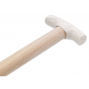 Rollins Replacement Ash Crutch Handle - 304S Pattern Single Bent Tap