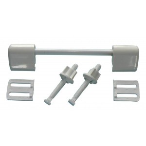 Centurion Toilet Seat Fittings with Rod White