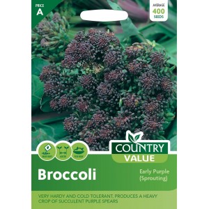 Mr.Fothergill's Country Value Broccoli Early Purple Sprouting