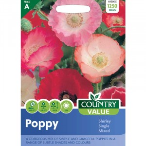 Mr.Fothergill's Country Value Poppy Shirley Single Mixed