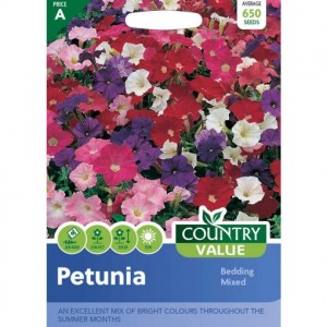 Mr.Fothergill's Country Value Petunia Dwarf Bedding Mixed