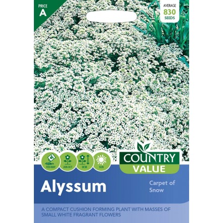 Mr.Fothergill's Country Value Alyssum Carpet Of Snow