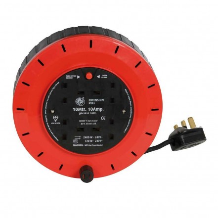 Masterplug Cable Reel 10 Amp