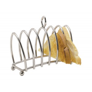 KitchenCraft Chrome-Plated Metal Toast Rack 16 x 15 x 7cm (6.5 x 6 x 3")