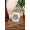 Upright Fan Heater - Adjustable Thermostat 2kW White
