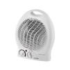 Warmlite Upright Fan Heater - Adjustable Thermostat 2kW White