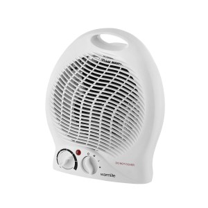 Warmlite Upright Fan Heater - Adjustable Thermostat 2kW White