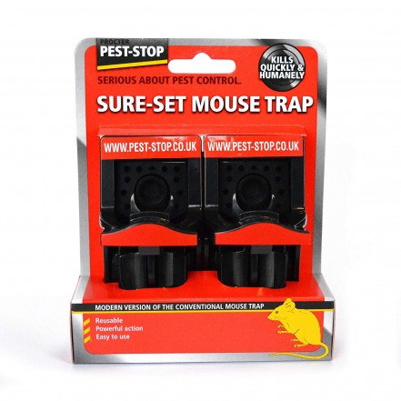 Pest-Stop Sure-Set Plastic Mouse Trap