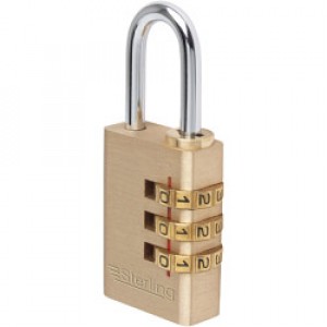 Sterling Light Security 3-Dial Combination Padlock