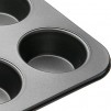 KitchenCraft MasterClass Non-Stick 6-Hole Deep Muffin Tin 10 x 14"
