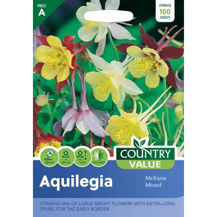 Mr.Fothergill's Country Value Aquilegia McKana Mixed