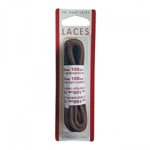 Tie-Tight Thick Round Sports/Boot Lace 100cm Brown