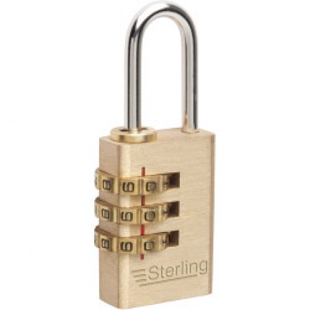 Sterling Light Security 3-Dial Combination Padlock