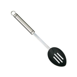 KitchenCraft Professional Nylon Slotted Spoon Stainless Steel Handle 35cm