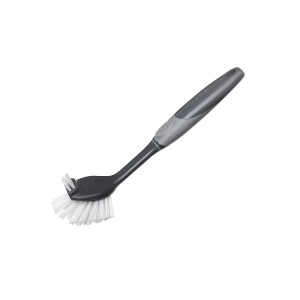 Judge Kitchen Comfigrip Dish Brush with Scrub - Metallic/Graphite