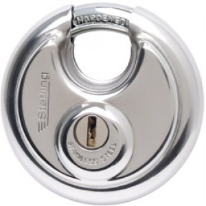 Sterling Heavy Security Closed Shackle Disc Padlock