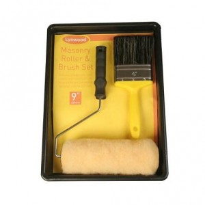 Lynwood Masonry Roller & Brush in Tray 9"