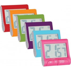 KitchenCraft Colourworks Electronic 100 Minute Count Down Timer
