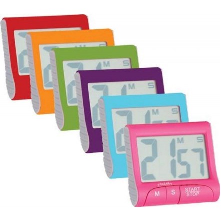 KitchenCraft Colourworks Electronic 100 Minute Count Down Timer