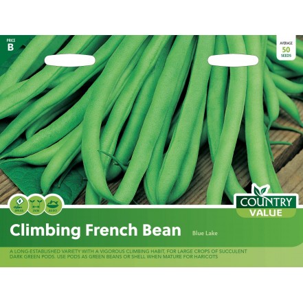 Mr.Fothergill's Country Value Climbing Bean Blue Lake