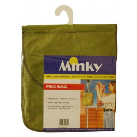 Minky Polypropylene Peg Bag