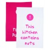 KitchenCraft Quotes Cotton Tea Towels - Set of 2