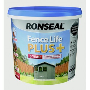 Ronseal Fence Life PLUS+ 5 Litre Slate