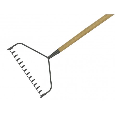 Kent & Stowe Long Handled Soil Rake Carbon Steel