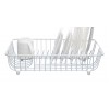 KitchenCraft Plastic-Coated Metal Dish Drainer Rack 45 x 37cm White